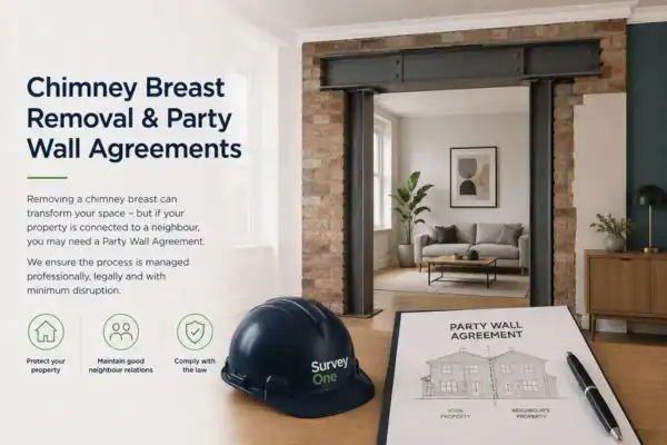 image of how looking chimney breast removal Manchester
